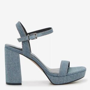 MIX NO 6 | denim platform sandals.